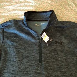 Under Armour half zip pull over. Fleece lined